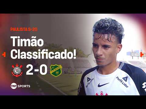 CORINTHIANS MARCA GOLAÇO DE FORA DA ÁREA E AVANÇA NO PAULISTA S-20 | CORINTHIANS 2 X 0 XV DE JAÚ