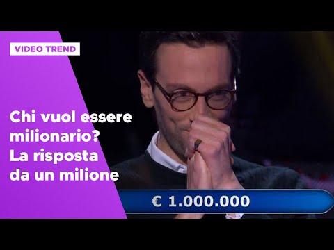 Chi vuol essere milionario? La risposta da un milione