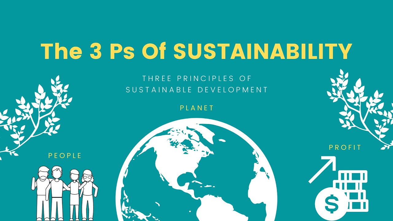 3 Ps Of SUSTAINABILITY: Three Principles of Sustainable Development