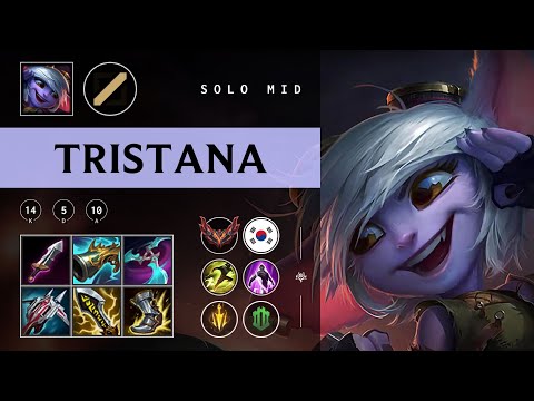 Tristana Mid vs Ekko - KR Grandmaster Patch 25.24