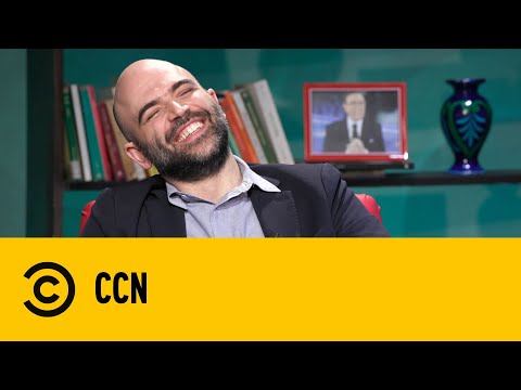 Roberto Saviano - Sguardi da Instagram e barzellette - CCN Comedy Central News con Michela Giraud