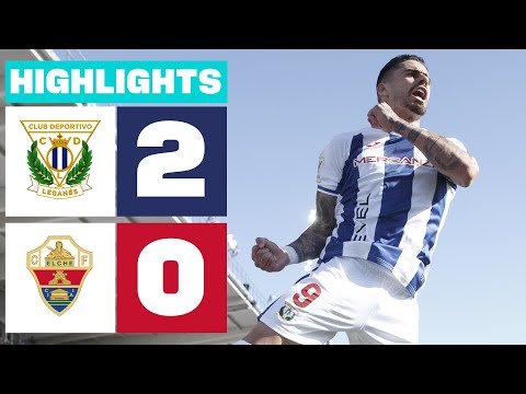 CD Club Deportivo Leganés Madrid 2-0 Elche Club d...