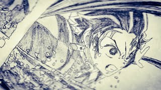 【鬼滅の刃】竈門炭治郎の生生流転のシーン(約63枚)【アニメーション】
