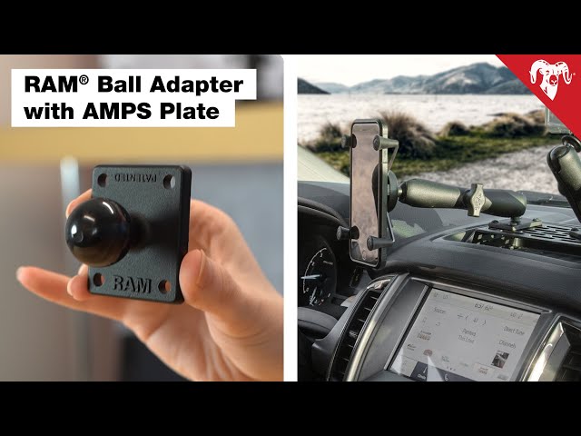 RAM® Ball Adapter with AMPS Plate - B Size