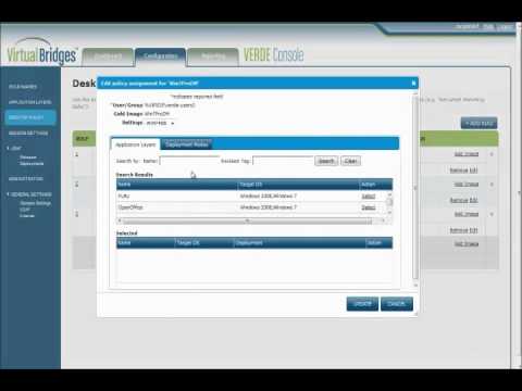 Desktop Virtualization VERDE - Distribute Application Layers