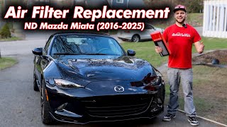 Mazda Miata (2016–2025) Engine Air Filter Replacement | Easy DIY Maintenance