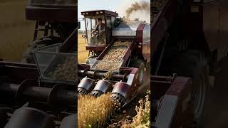 Download lagu Large combine harvester #farming #automobile #streetfood #nature #satisfying #fruit #agriculture mp3