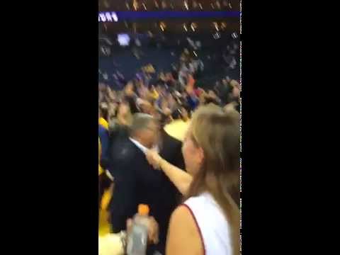 Lebron James Hugs Girl After Game-Winner