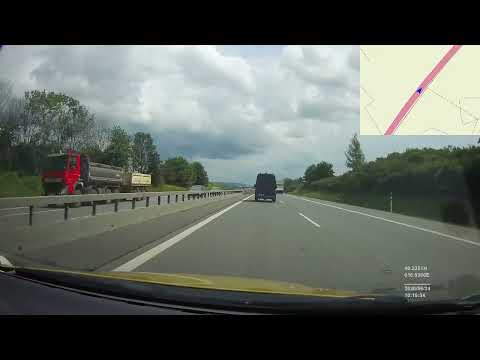 Czech Republic. Motorway D1, Brno-center — Hulín, 2020, 1x