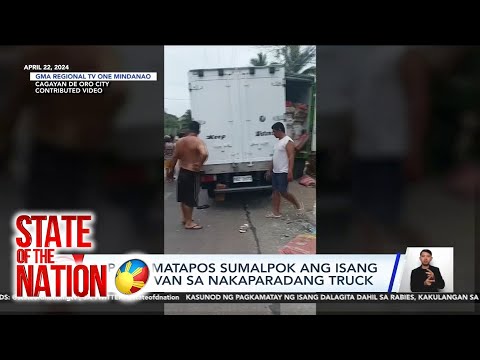 State of the Nation LOOK!: Freezer van, sumalpok sa nakaparadang wing van