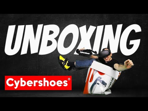 How to walk in VR sitting down? Cybershoes Unboxing by VR Essentials