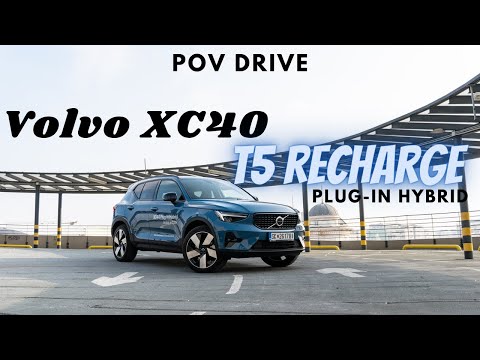 2023 Volvo XC40 T5 Recharge PHEV (262hp) - POV Drive & Walkaround | Cars by Vik