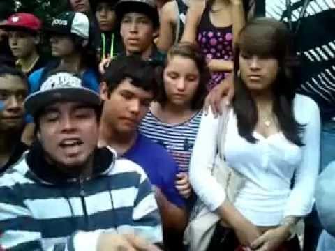 batalla freestyle plaza santa rosa 1era ronda Andy vs Vc