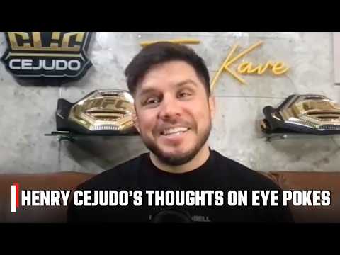 Henry Cejudo reacts to Aspinall-Gane ending in a no contest & his thoughts on eye pokes | ESPN MMA