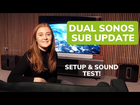 Sonos Dual Sub Update: Setup & Sound Test!
