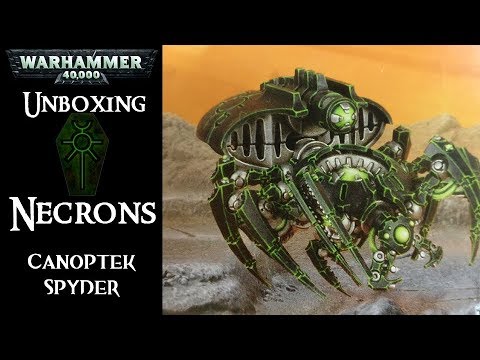 Warhammer 40k: Bausatz Review - Necrons: Canoptek Spyder