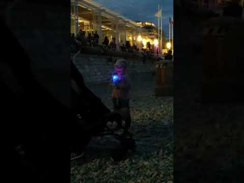 Avant le Feu d'artifice à Nice 14 Juillet  2016