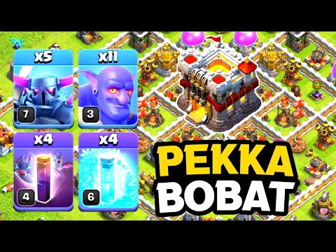 TH11 PEKKA BoBat Attack Strategy | Unstoppable 3 Star Army | Clash of Clans 2025