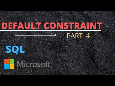 ADDING DEFAULT CONSTRAINT