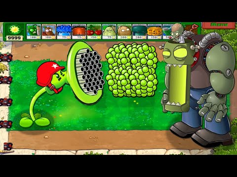 Plants vs Zombies Mod Xmas | ZomBotany - Gatling Pea Xmas vs Dr. Zomboss
