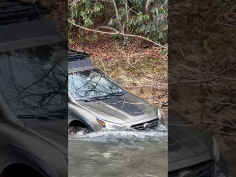 How deep is too deep for this Subaru Outback wilderness!? #subaru #overland #offroad