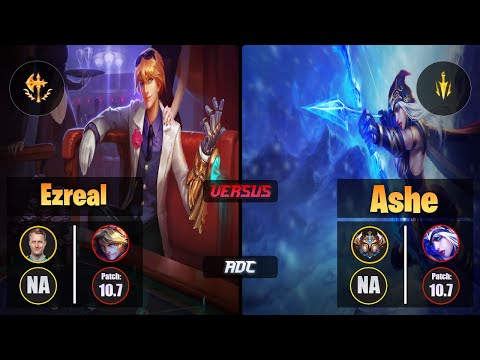 Zven EZREAL (ADC) [Conqueror] VS ASHE - Challenger NA Patch 10.7