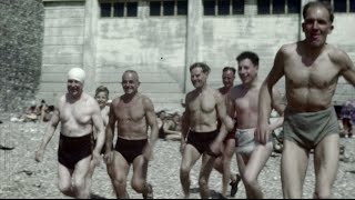 A Father Neptune Ceremony on Brighton Beach (1951) | Britain on Film