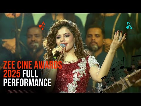 Palak Muchhal Full Performance Zee Cine Awards 2025 || Palak Muchhal Mashup || Singing Hub