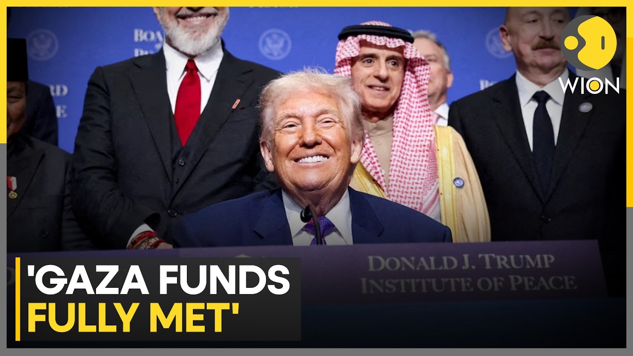Trump's Peace Board Denies Funding Constraints For Gaza | WION News