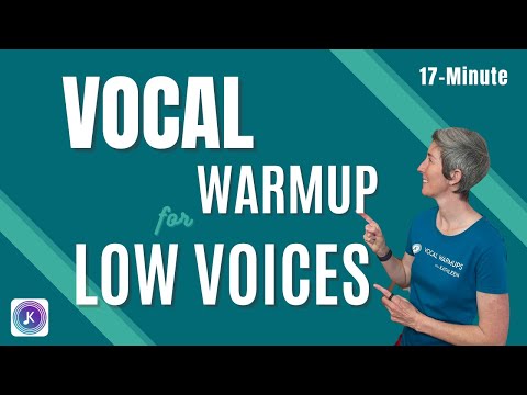 Vocal Warmups for LOW VOICES | Bass Alto Baritone Contralto Warmup