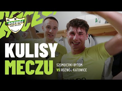 Kulisy meczu Szombierki Bytom - Rozwój 0:1