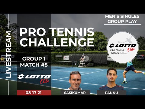 Singles [Group 1, Match 5]: Sasikumar vs Pannu [Lotto Elite Pro Tennis Challenge]