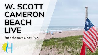 Hamptons.com - LIVE! 4K West Scott Cameron Beach, Bridgehampton, New York live webcam