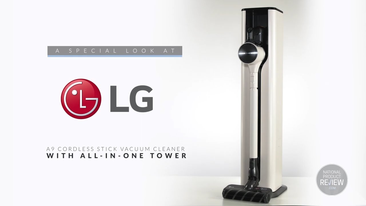 A9 Cordless Stick Vacuum Cleaner with AllInOne Tower Beige A9T