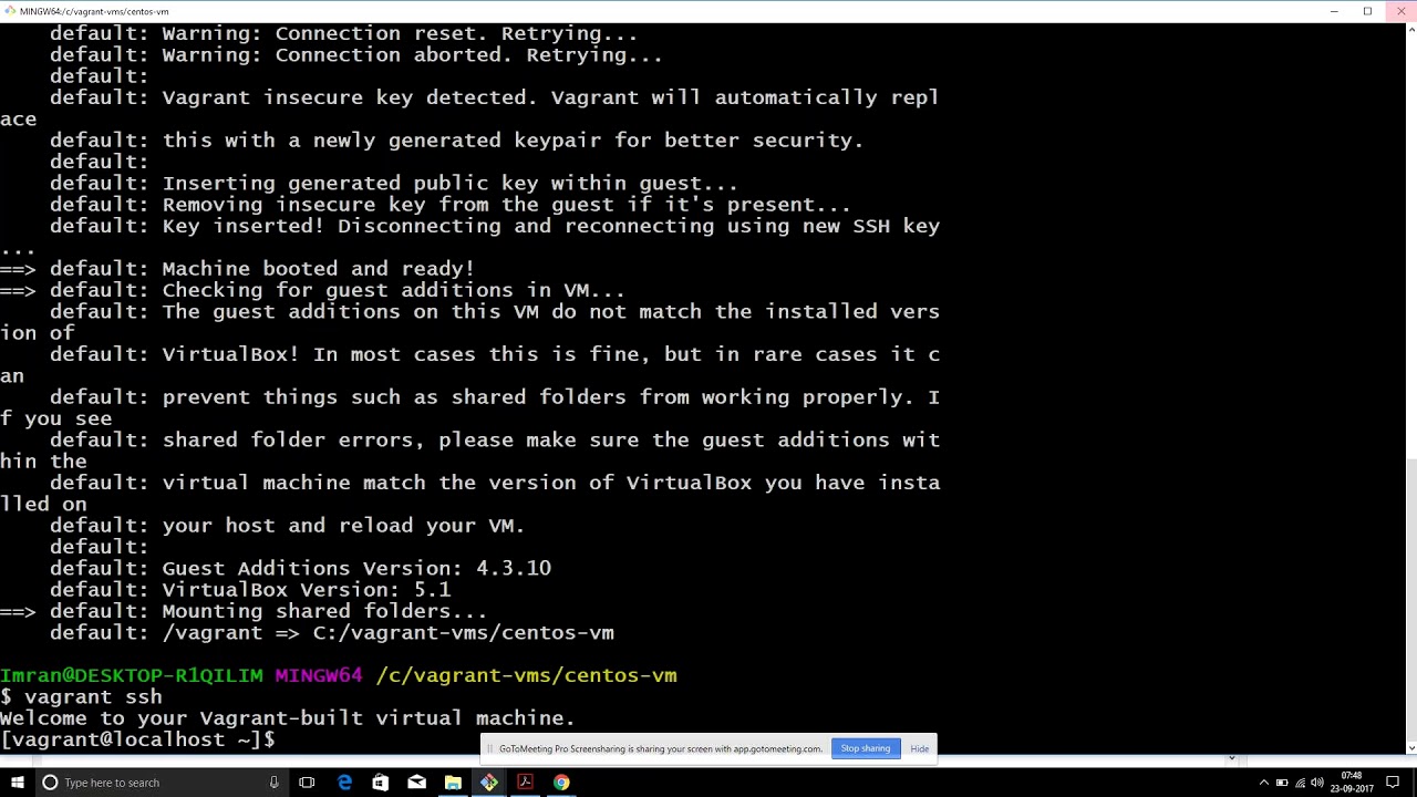 Basic Linux Part1 Vagrant DEVOPS ONLINE TRAINING