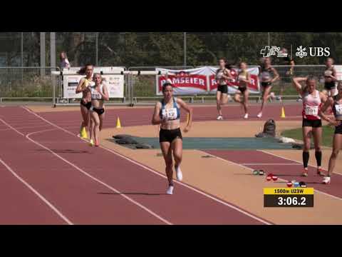 SM U20 / U23 Nottwil 2021 - 1500m U23 Frauen Finale
