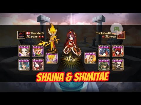 ThunderD - Shaina & Shimitae G2/G3 RTA with Rune Showcase in the Description - Summoners War