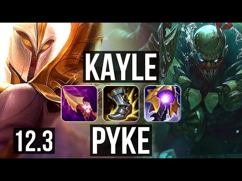 KAYLE vs PYKE (MID) | 6/0/3, 700+ games, Dominating | EUW Master | 12.3