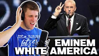 Rapper Reacts to EMINEM WHITE AMERICA!! | I COULD BE ONE OF YOUR KIDS!!