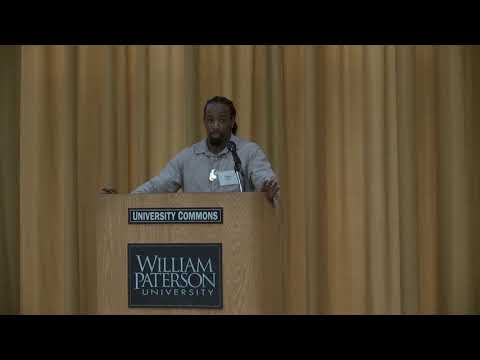 Kareen Moon presenting Joel Rivera