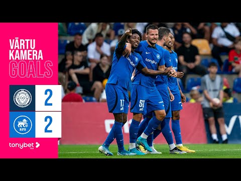 RFS VĀRTU KAMERA | GOALS | RIGA FC 2:2 RFS