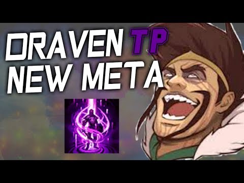 DRAVEN WITH TP... NEW META? - OP Strat - V1ncent - Best Draven World - Challenger - Vincent´s Draven