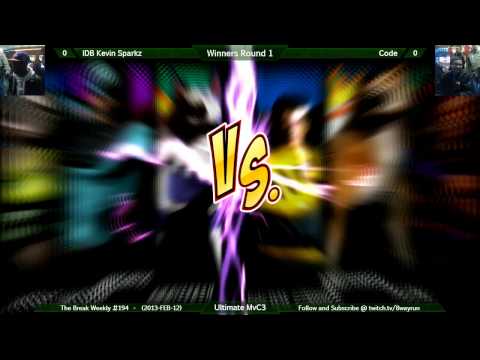 The Break #194   UMvC3 W1   IDB Kevin Sparkz VS Code