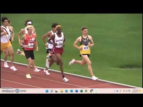 Joe Anderson - 1500m prelims; 2022 NAIA Outdoor T/Field Championships