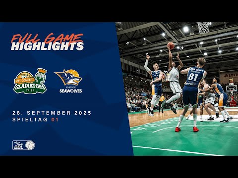 VET-CONCEPT Gladiators Trier vs. ROSTOCK SEAWOLVES - Full Game Highlights - Matchday 1, 25/26