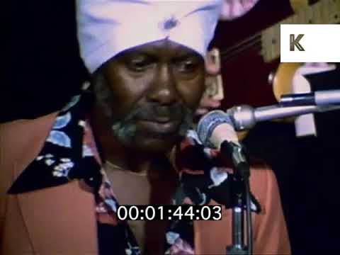 Sonny Rhodes 'Cigarette Blues' Live in Blues Bar, 1980s USA | Premium Footage