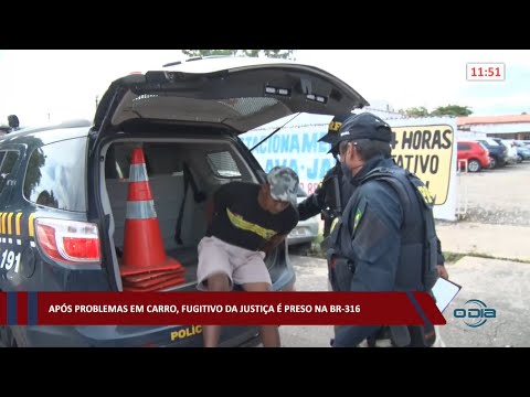 Após problemas em carro, fugitivo da justiça é preso na BR-316 23 03 2022