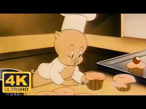 Looney Tunes - Porky's Pastry Pirates (1942) Remastered 4K 60FPS