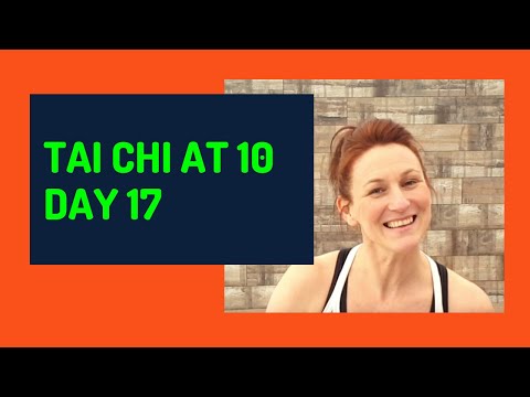 TAI CHI AT 10am (UK TIME) - DAY 17 (Sunday 5 April 2020)
