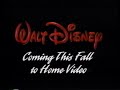 The Great Mouse Detective 1992 VHS Closing